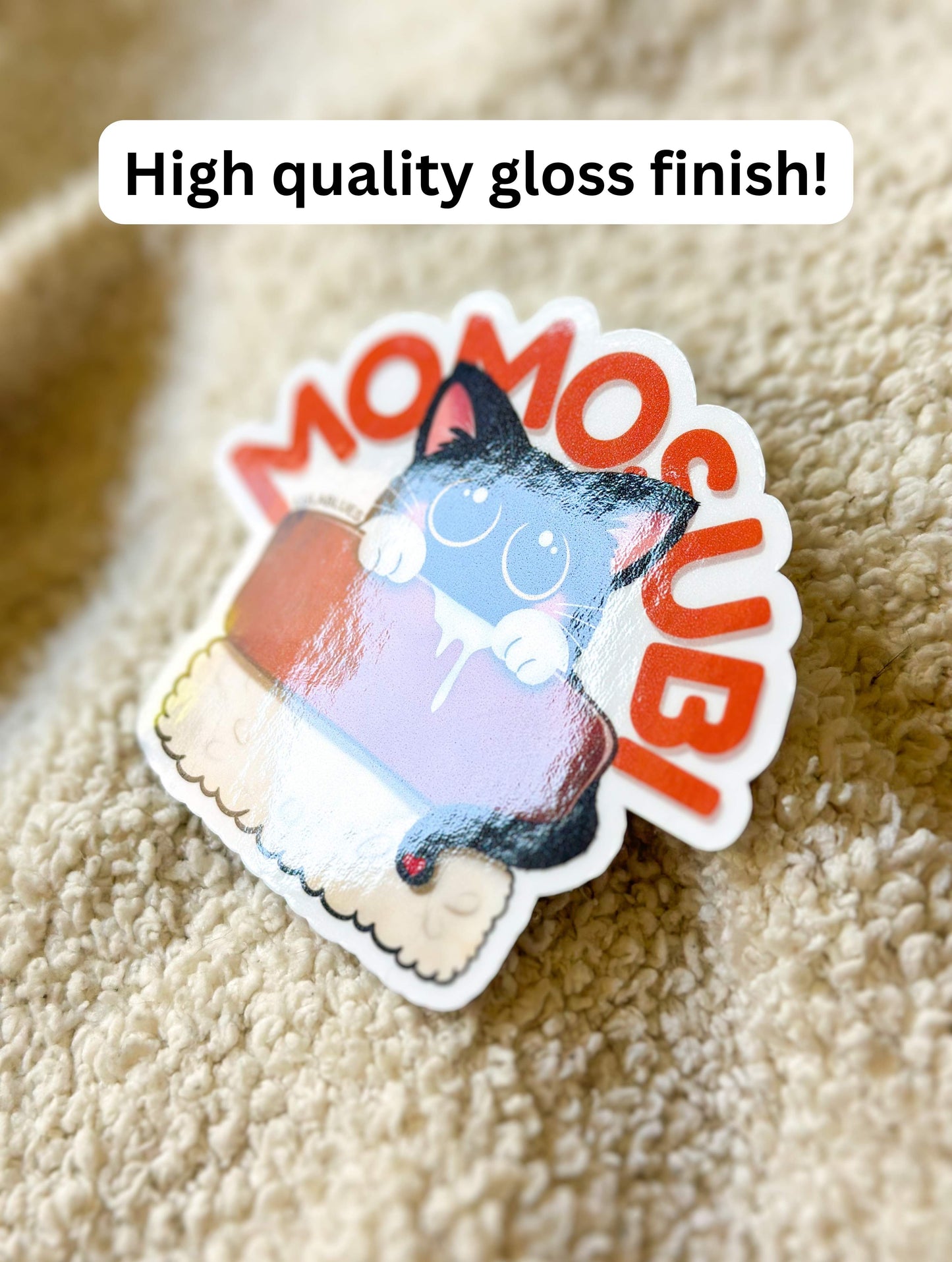 Momosubi vinyl sticker