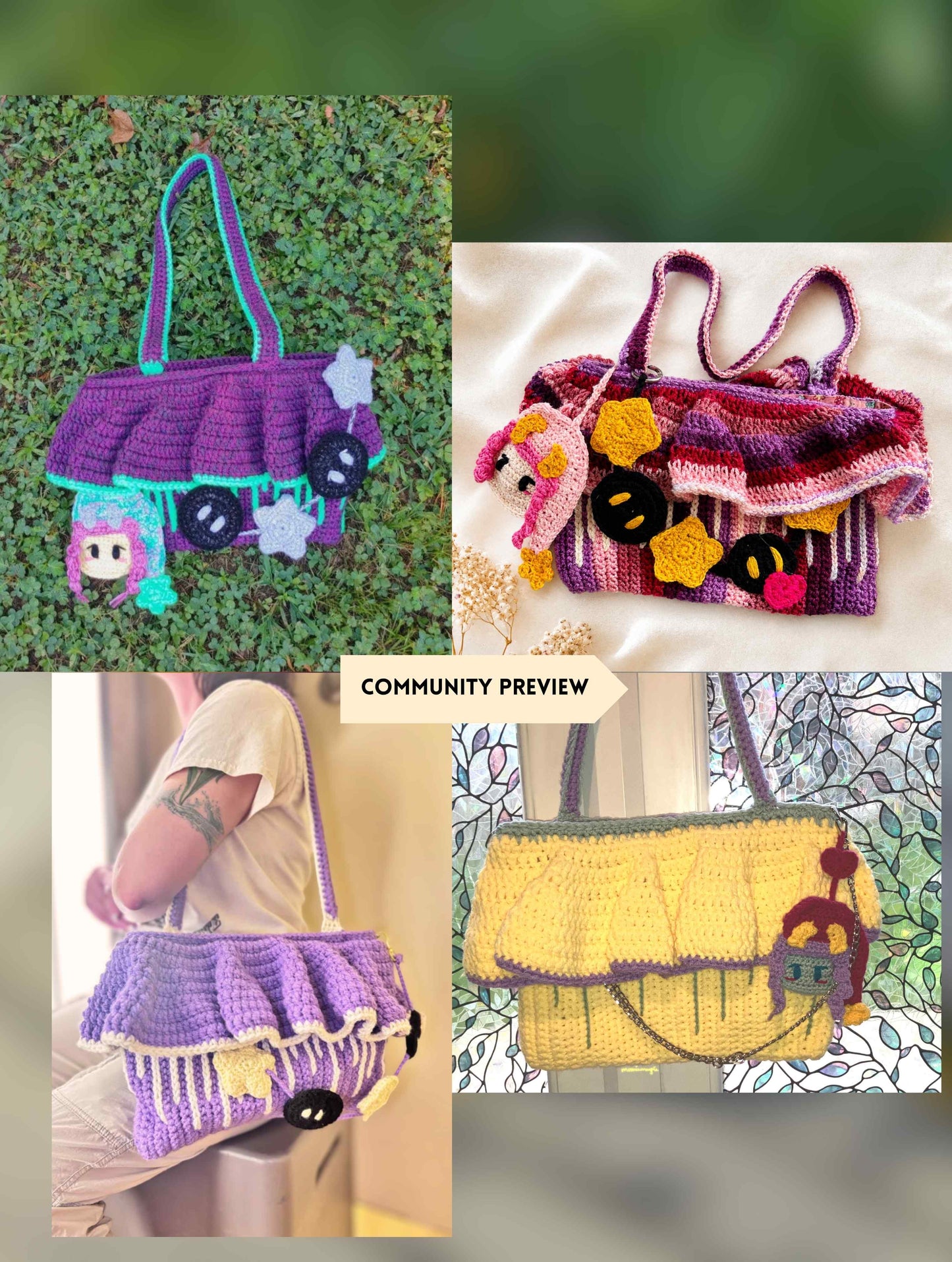Tauri Twinkle Shoulder Bag Crochet Pattern