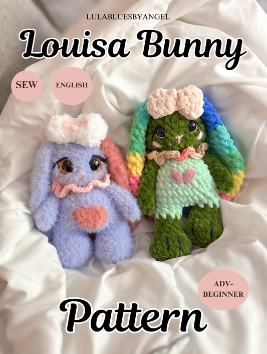 Louisa bunny small crochet pattern