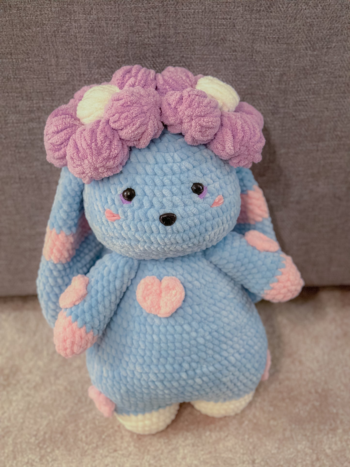 Shiny fleureon bubblegum plushie XL (made to order)