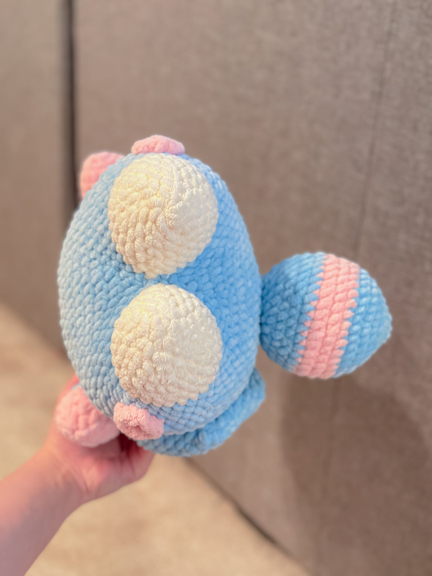 Shiny fleureon bubblegum plushie XL (made to order)
