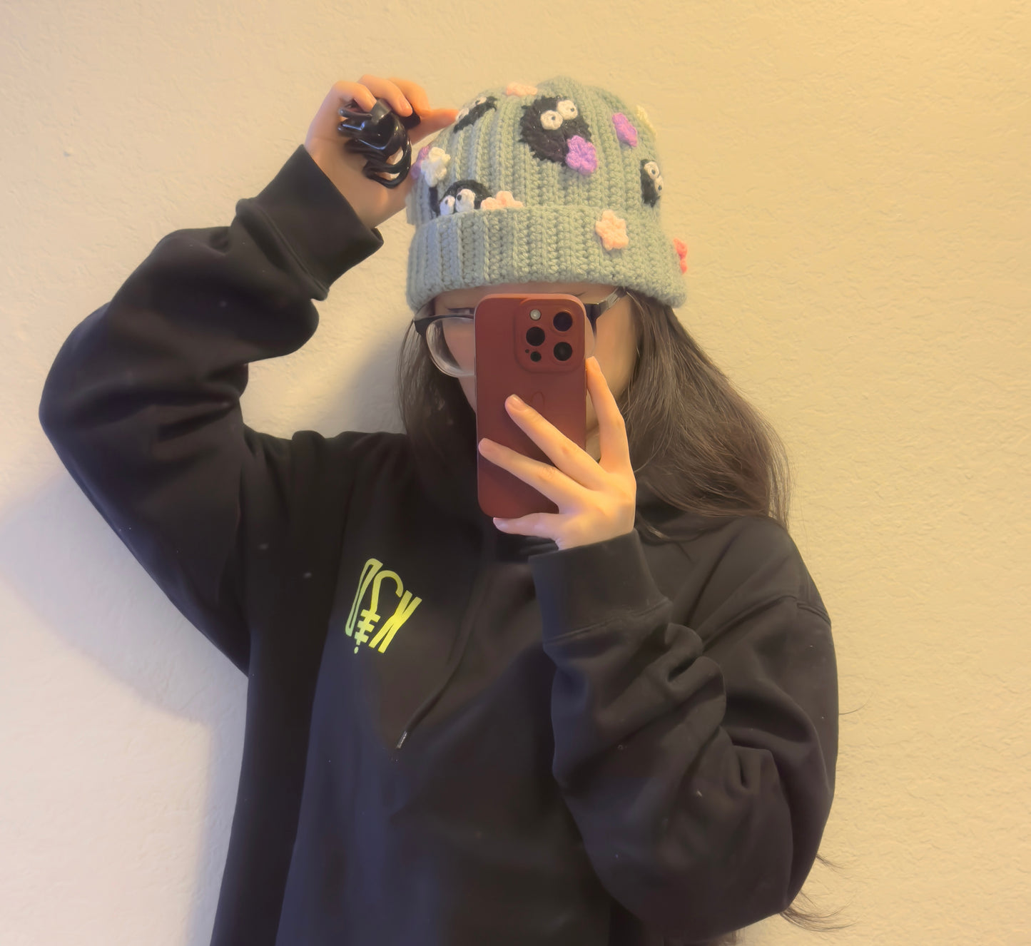 Candy minion sprites beanie (made to order)