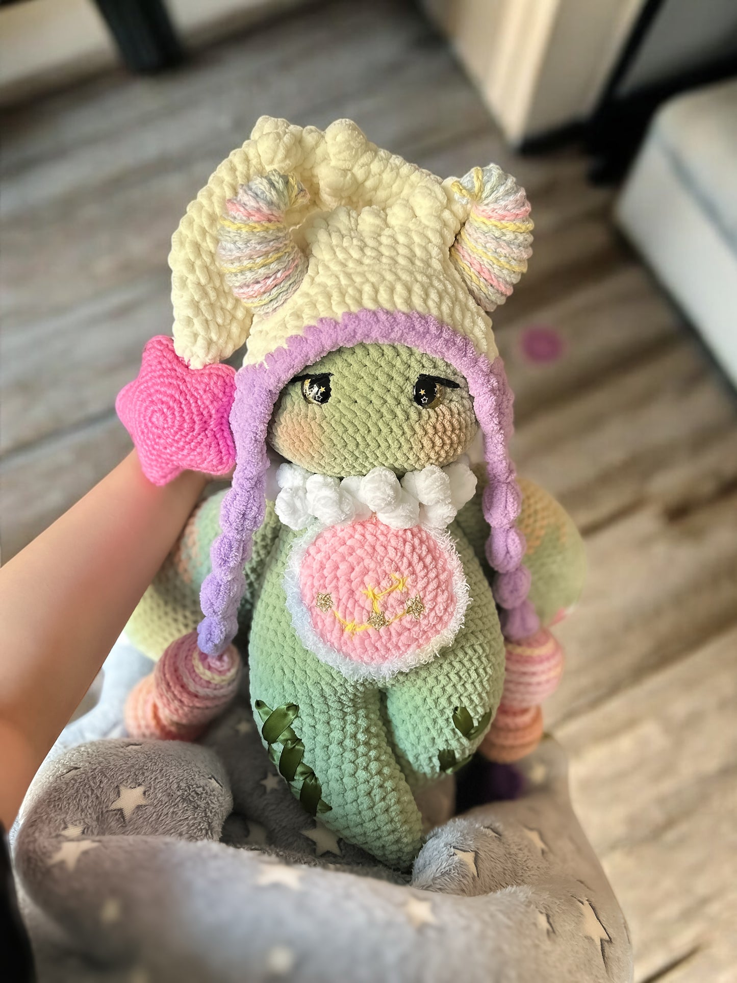 Jumbo Twilight tauri huggable plushie green (made to order)