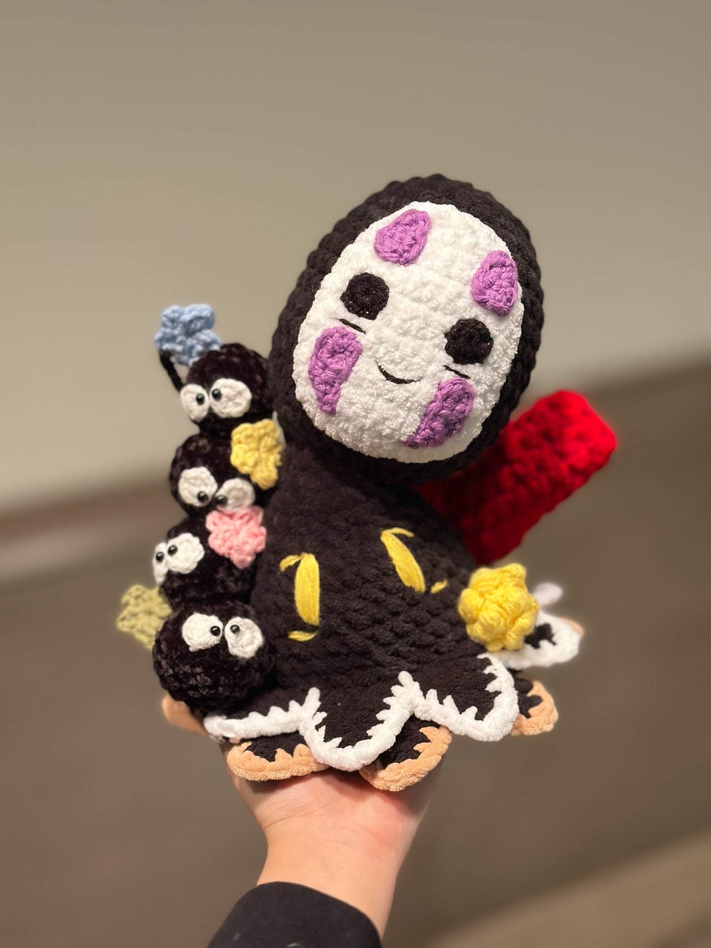 Star candy ghost art doll plushie medium (ready stock)