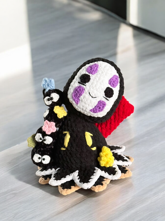Star candy ghost art doll plushie medium (made to order)