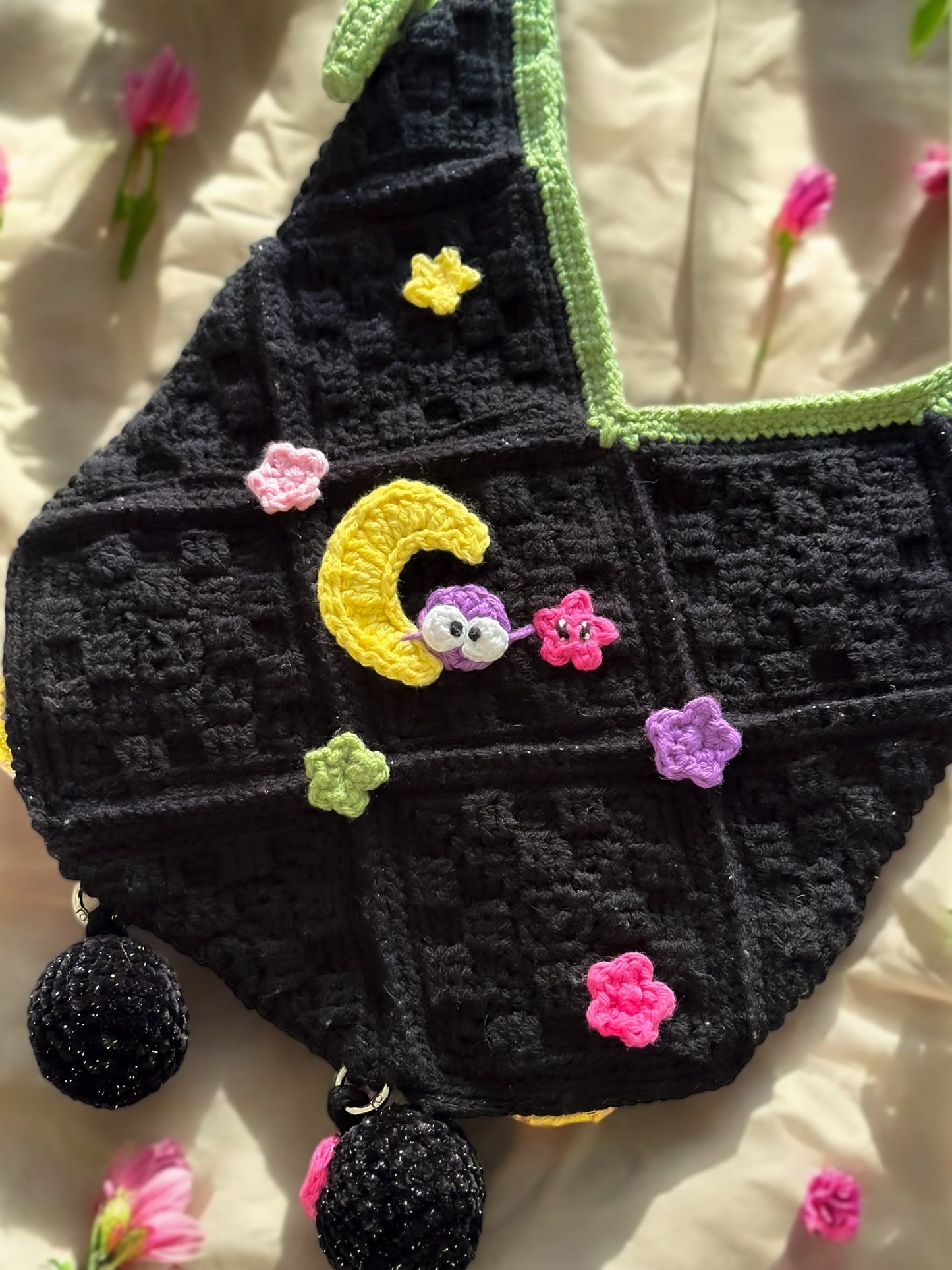 Candy Googly Hobo Tote (made to order)