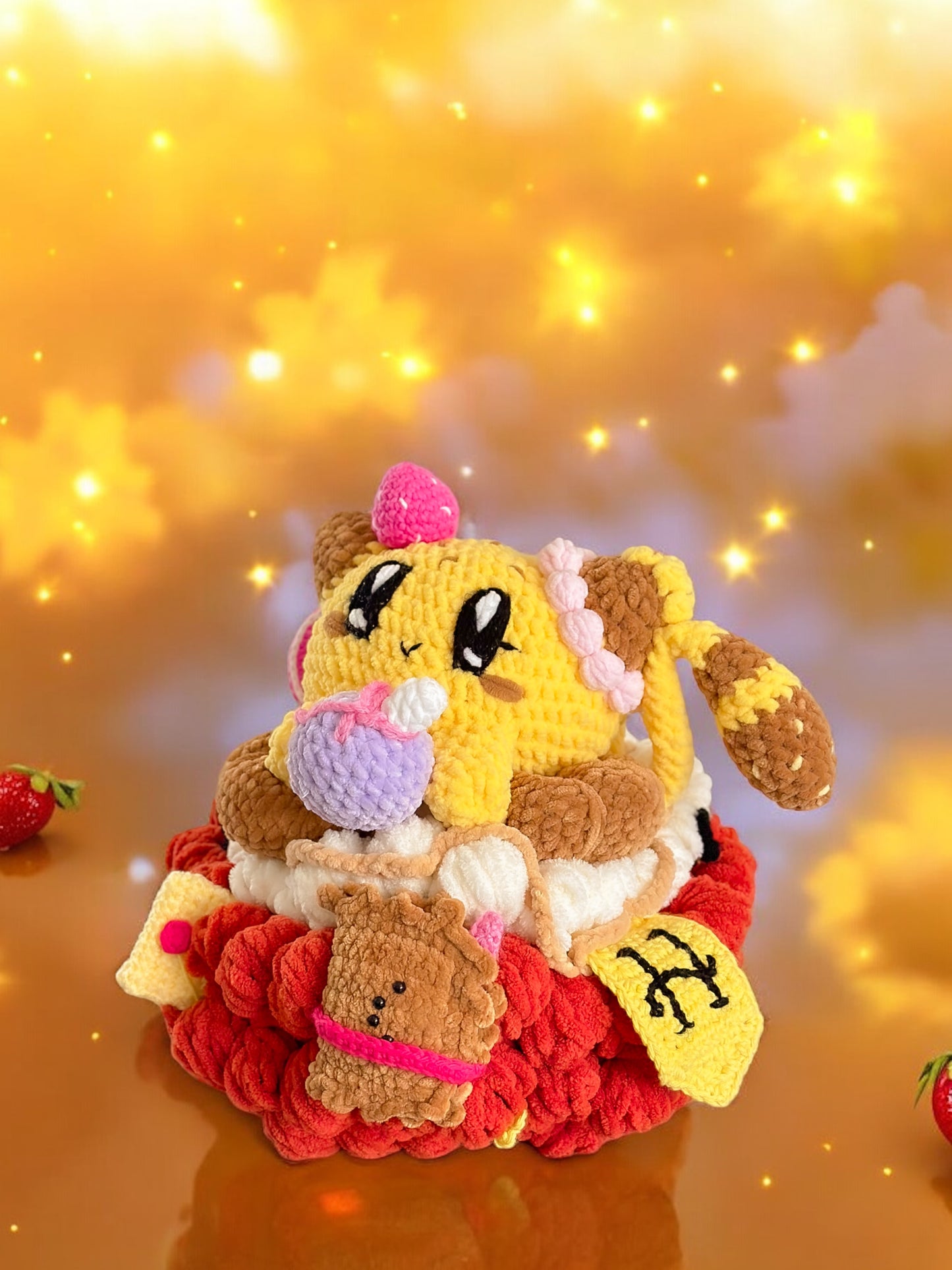 Minty Cat On Halo Wizard jumbo (made to order)