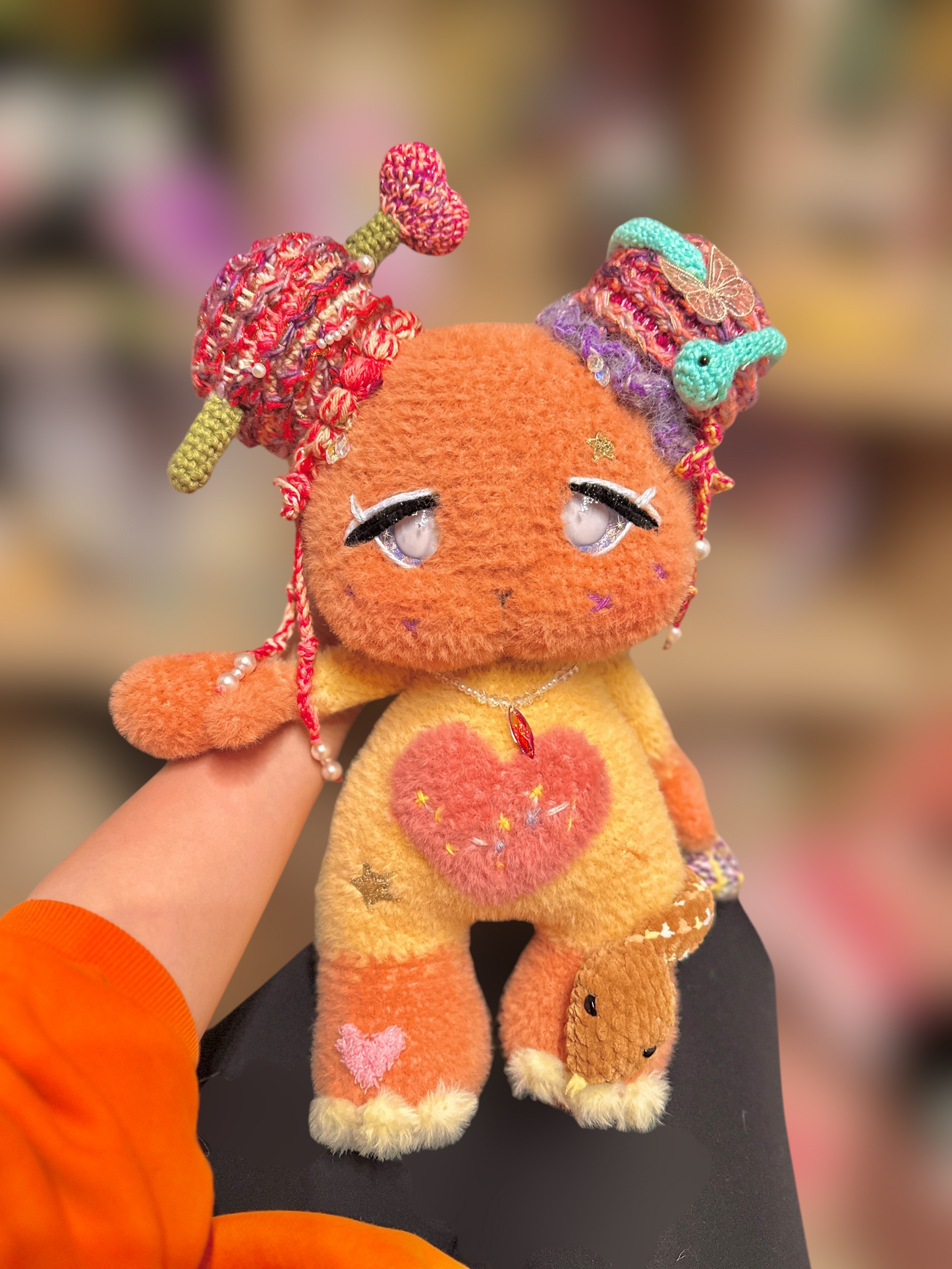 Jumbo Radiant Nova Ember weighted plushie (made to order)