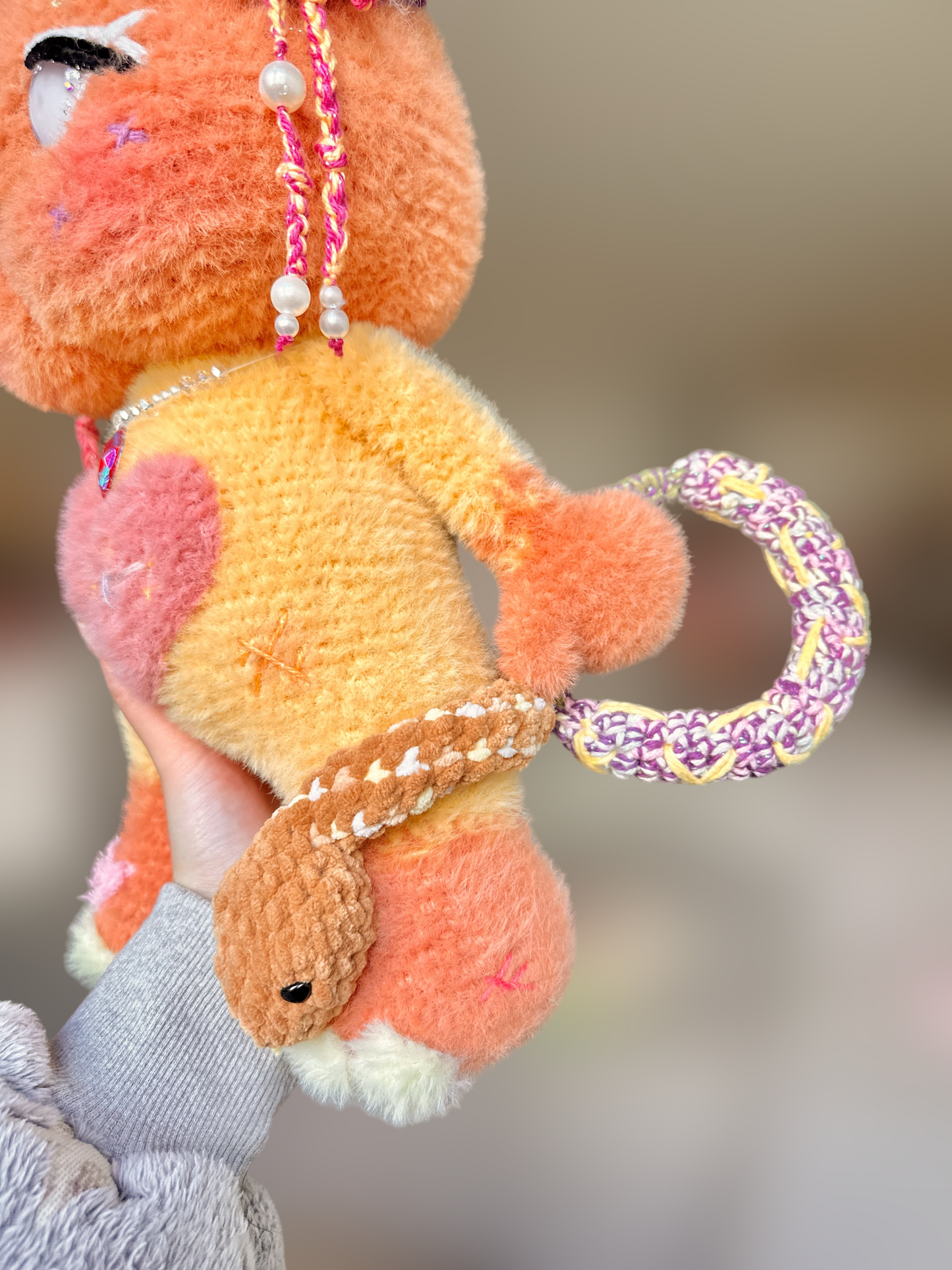Jumbo Radiant Nova Ember weighted plushie (made to order)