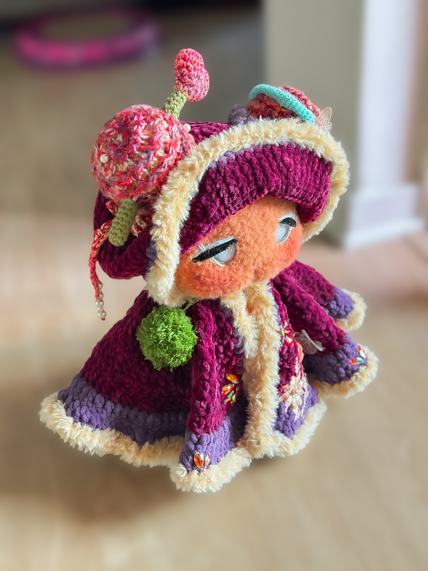 Jumbo Radiant Nova Ember weighted plushie (made to order)