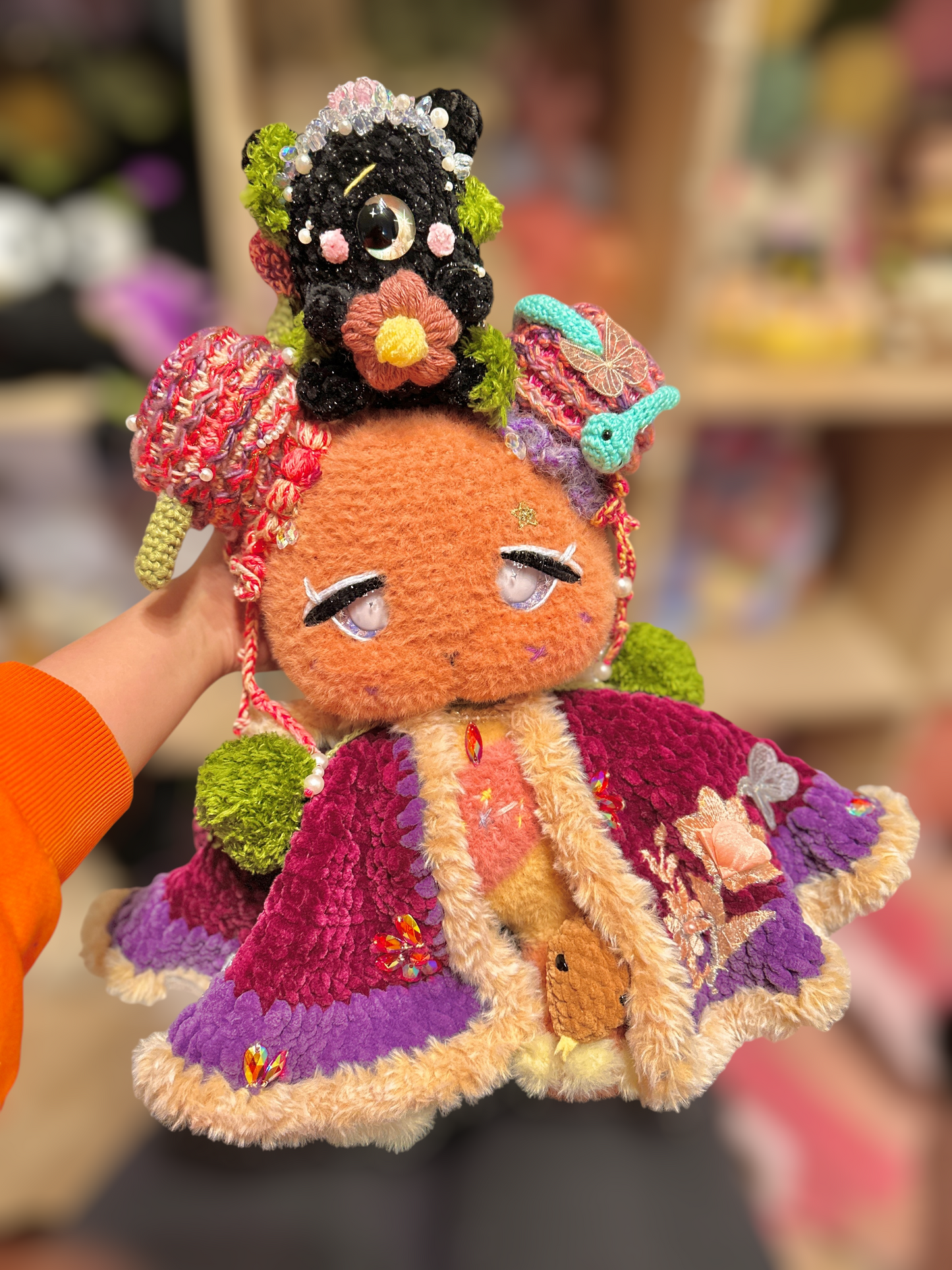 Jumbo Radiant Nova Ember weighted plushie (made to order)