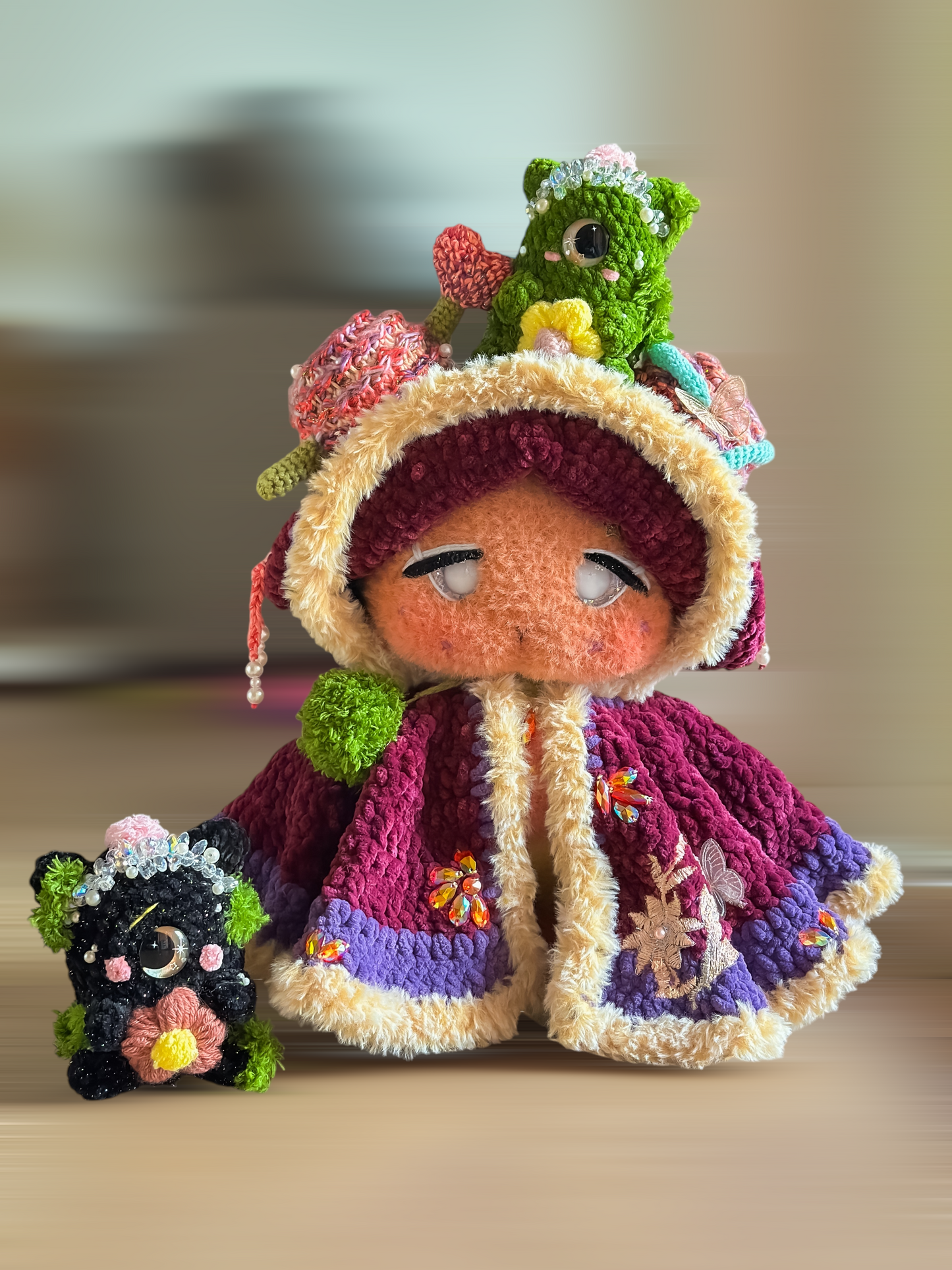Jumbo Radiant Nova Ember weighted plushie (made to order)