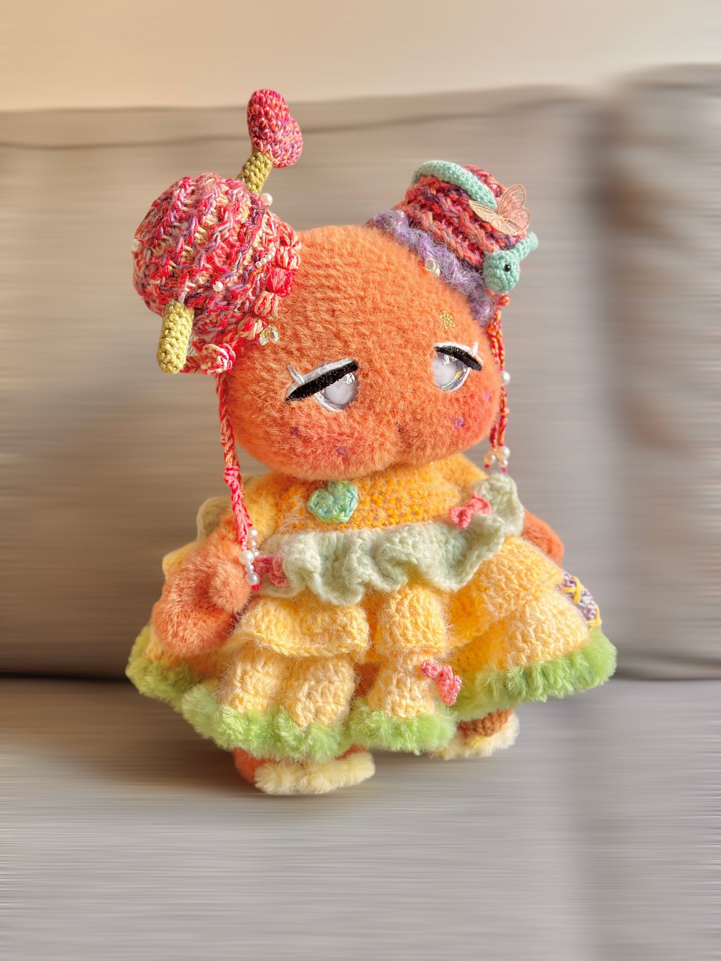 Jumbo Radiant Nova Ember weighted plushie (made to order)