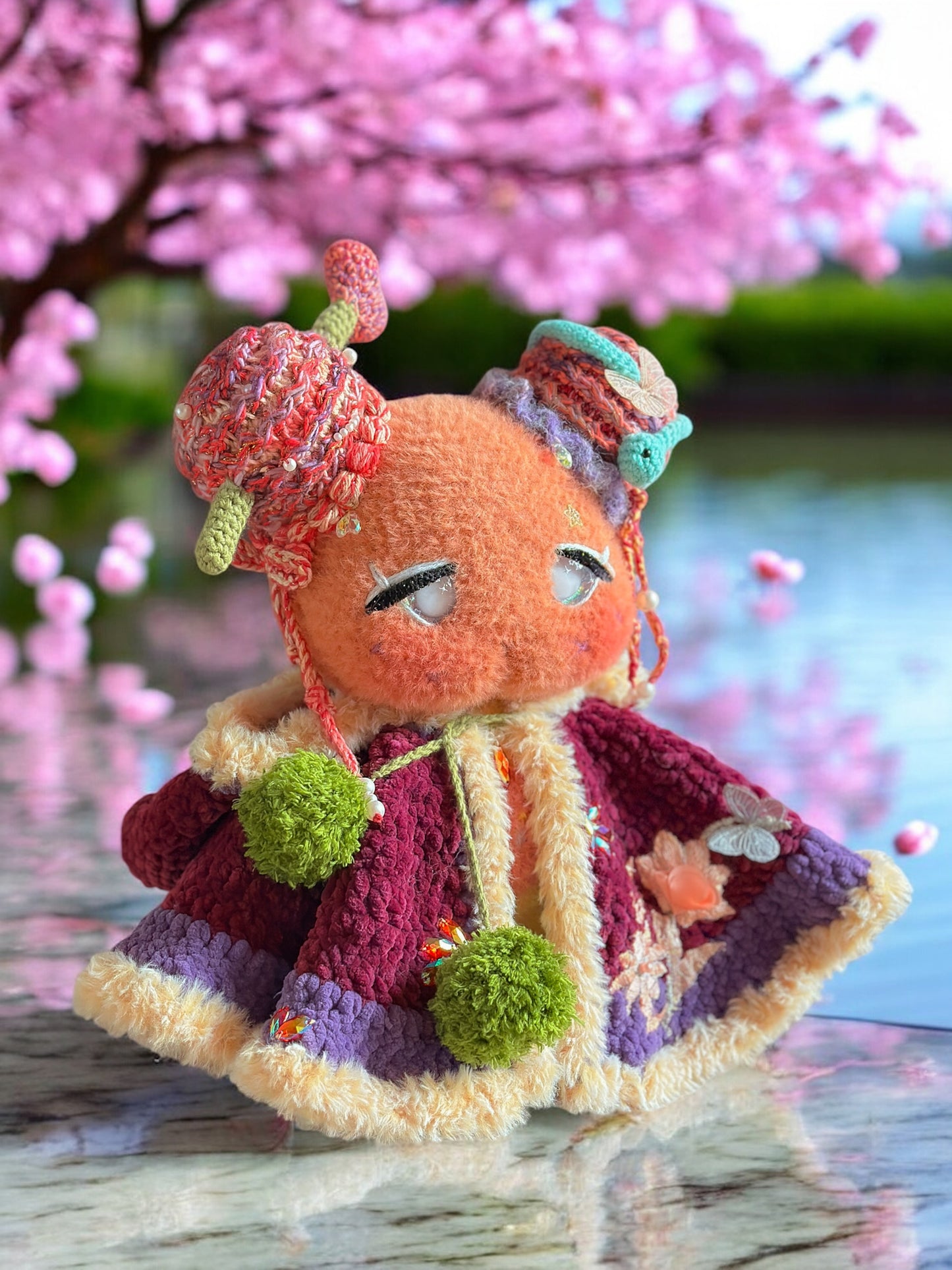 Jumbo Radiant Nova Ember weighted plushie (made to order)