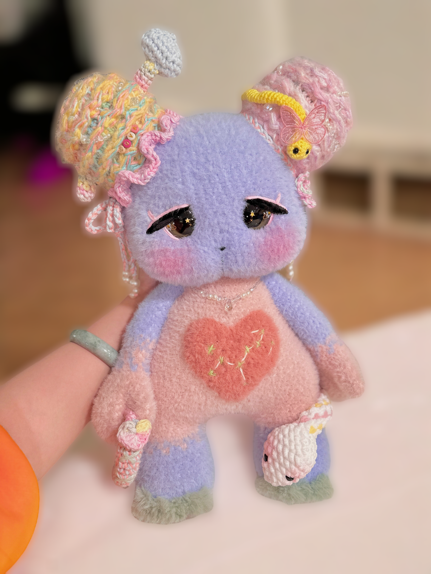 Jumbo Radiant Nova Bloom plushie (made to order)