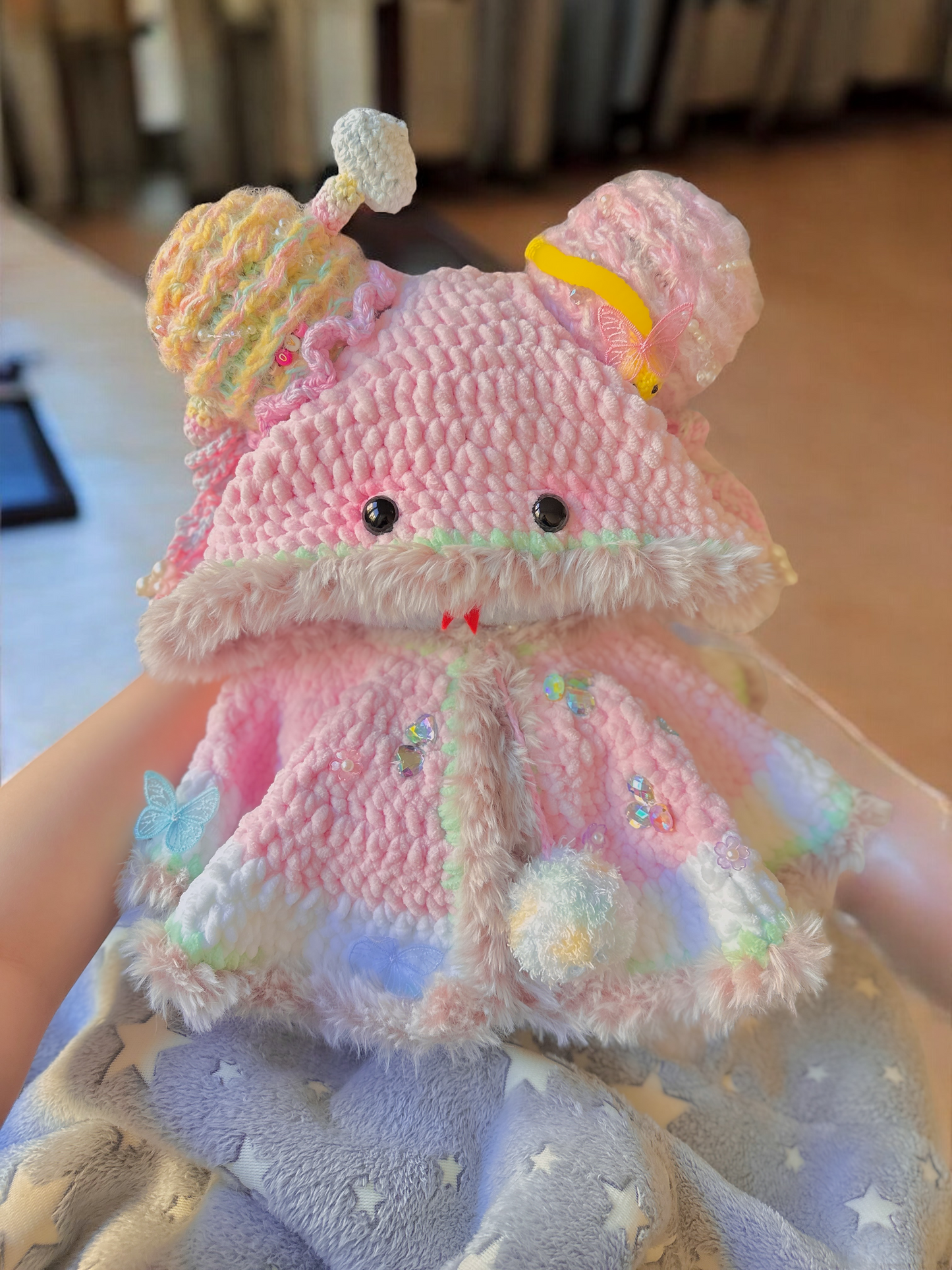 Jumbo Radiant Nova Bloom plushie (made to order)