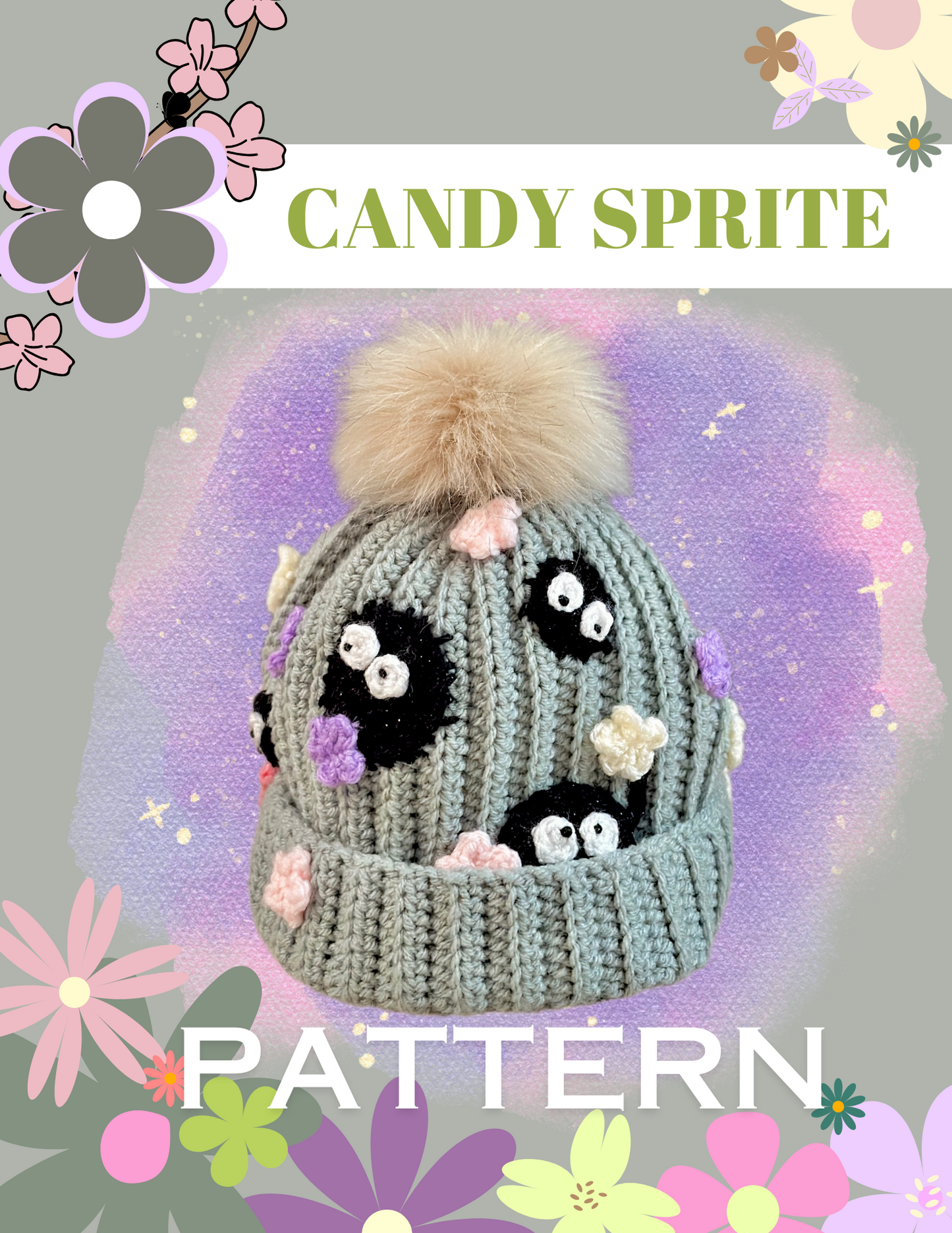 Candy Sprites Beanie Pattern