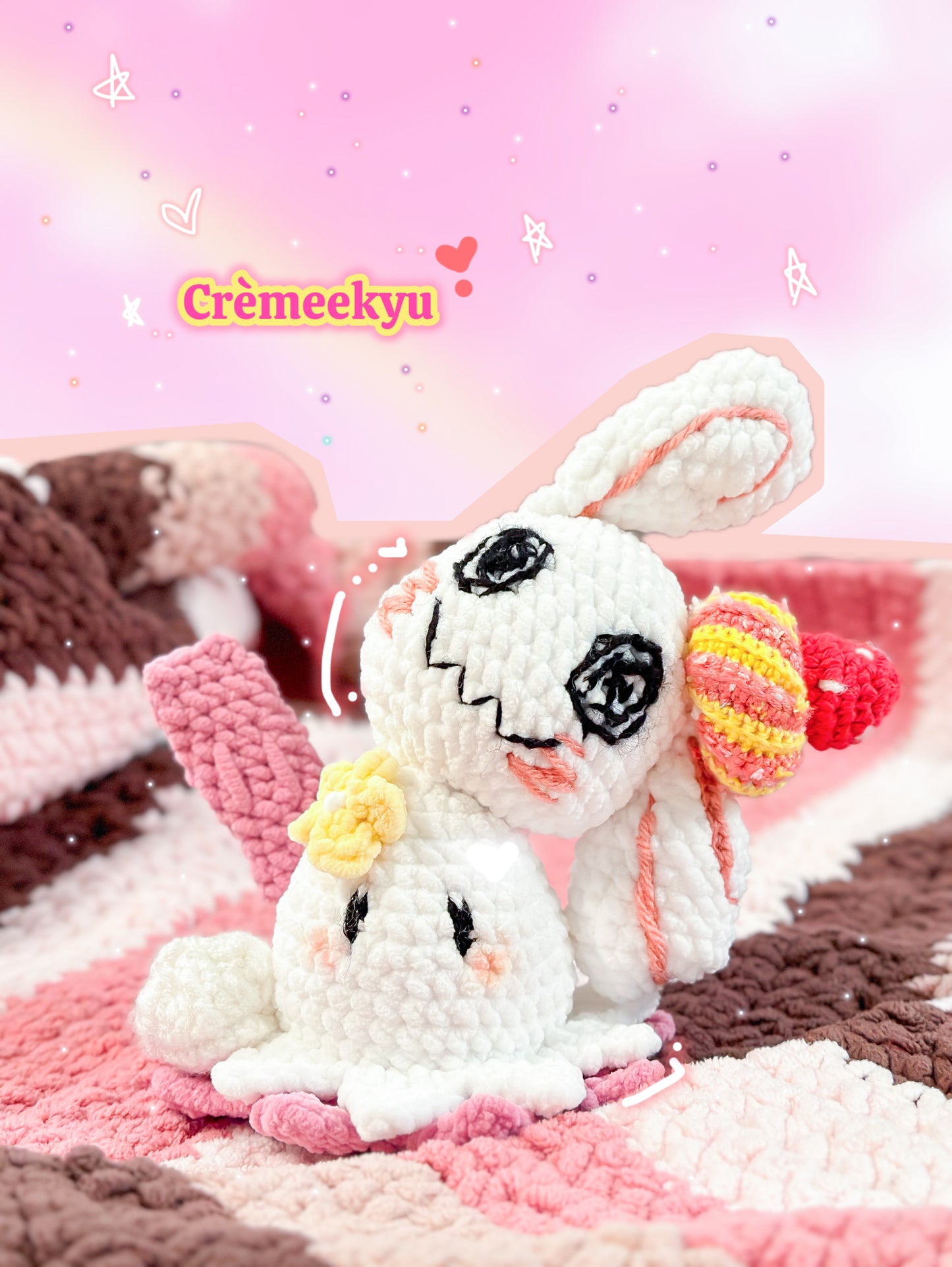 Crèmeekyu plushie (made to order)