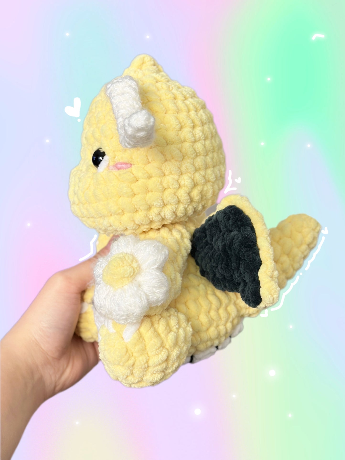 Dasiy Dragonite Plushie (made to order)