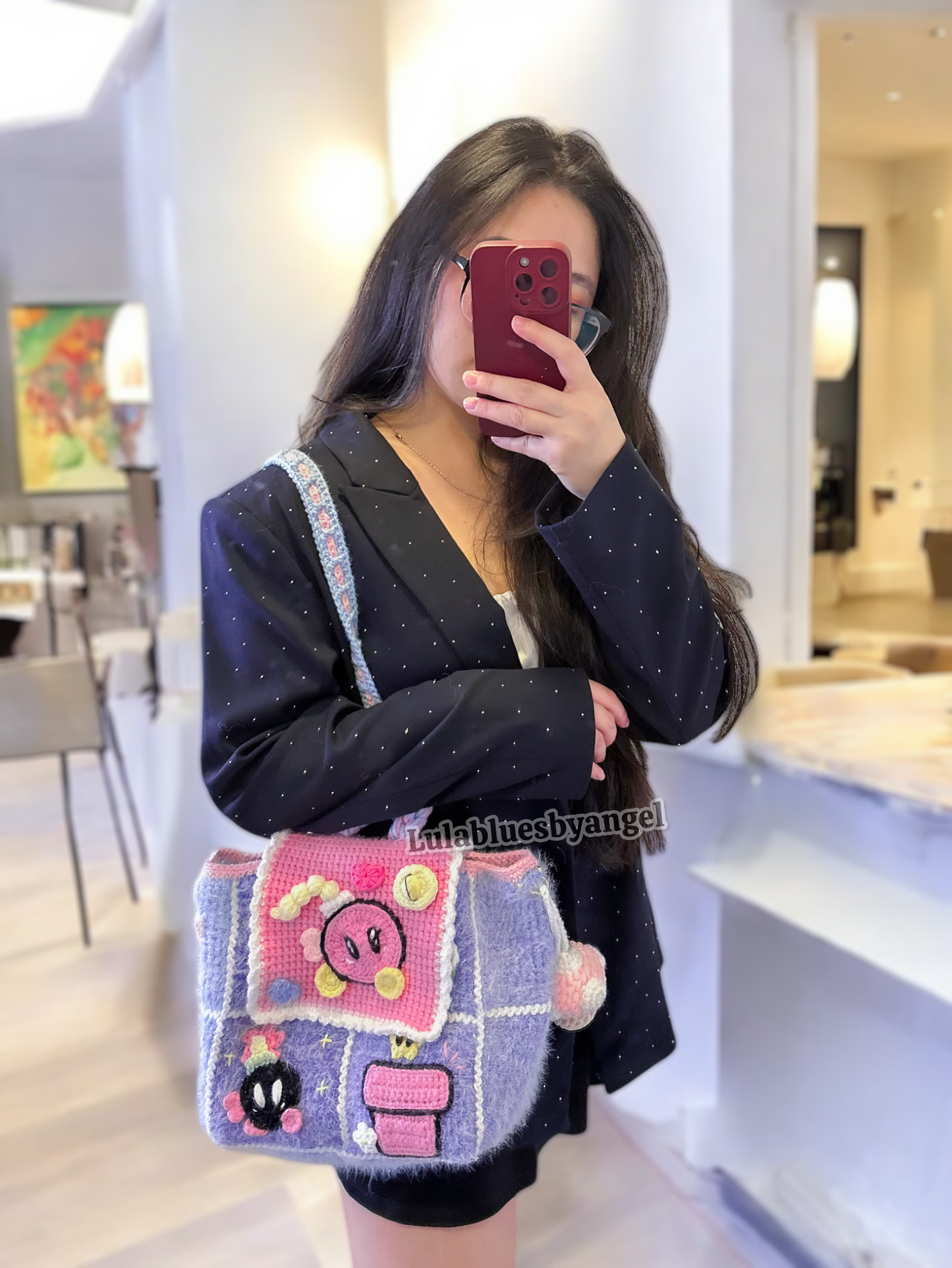 Game backpack convertible Fuzzy style (made to order)