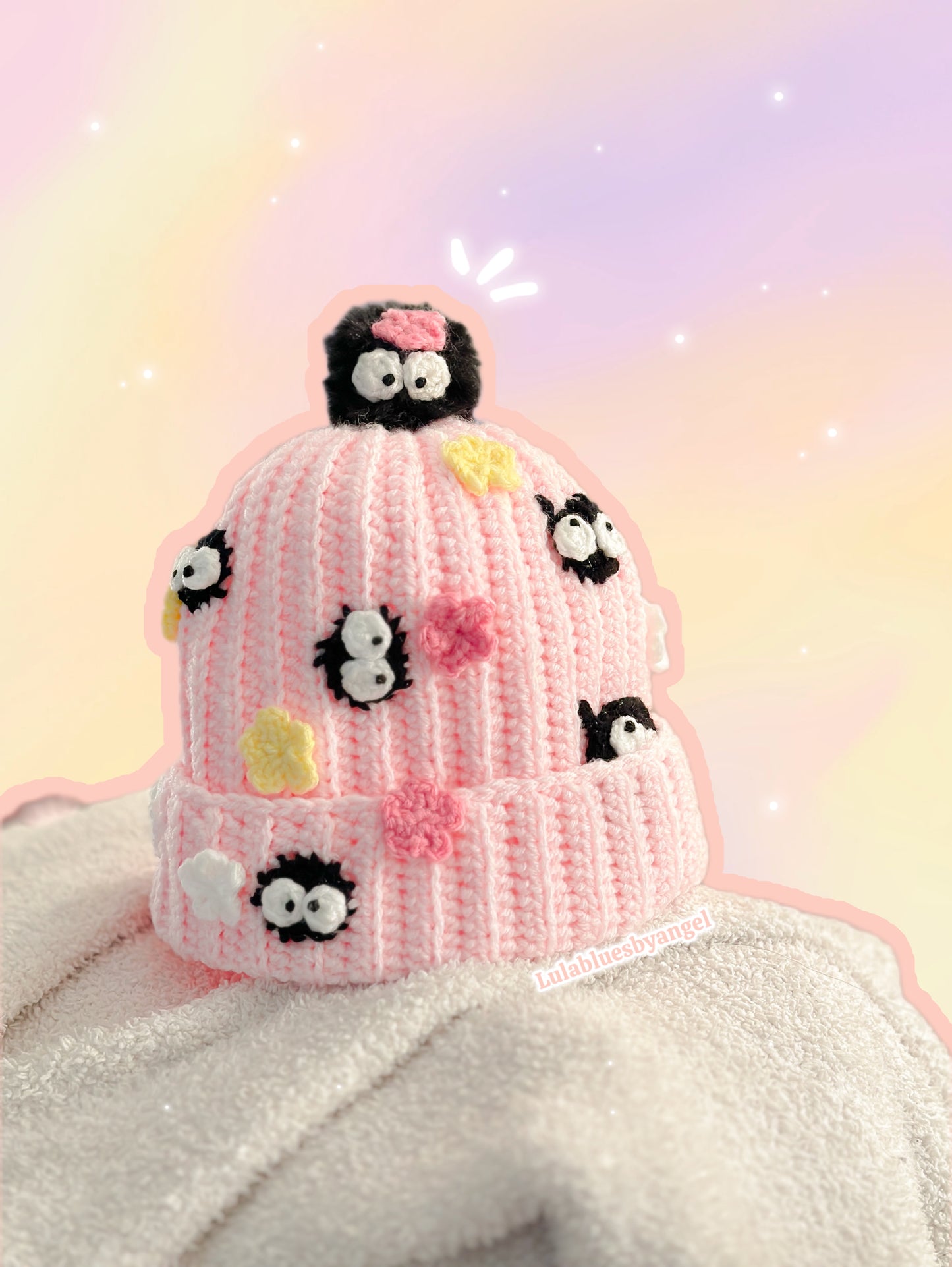 Candy minion sprites beanie (made to order)