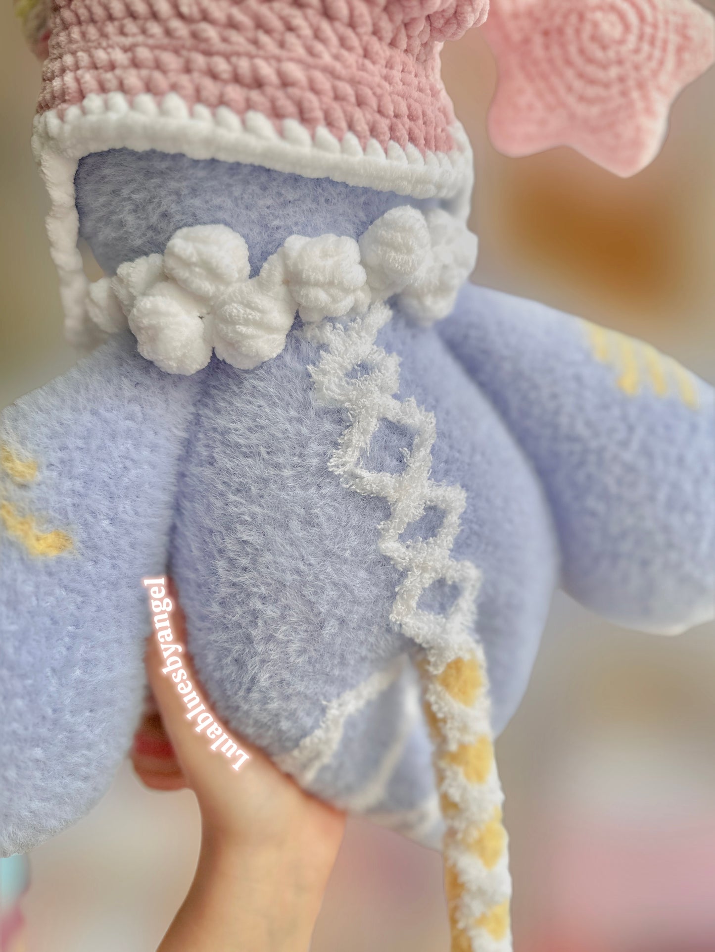 Jumbo moonlight tauri huggable plushie (made to order)