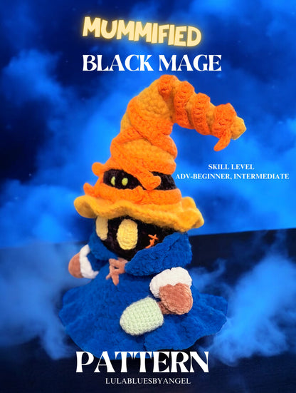 Black mage plushie pattern