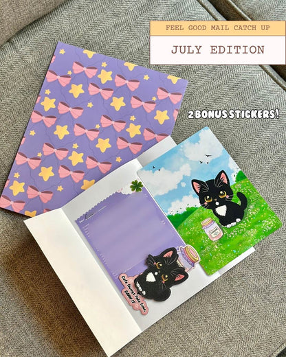 Feel Good Snail Mail Club Post Card and Sticker Subscription