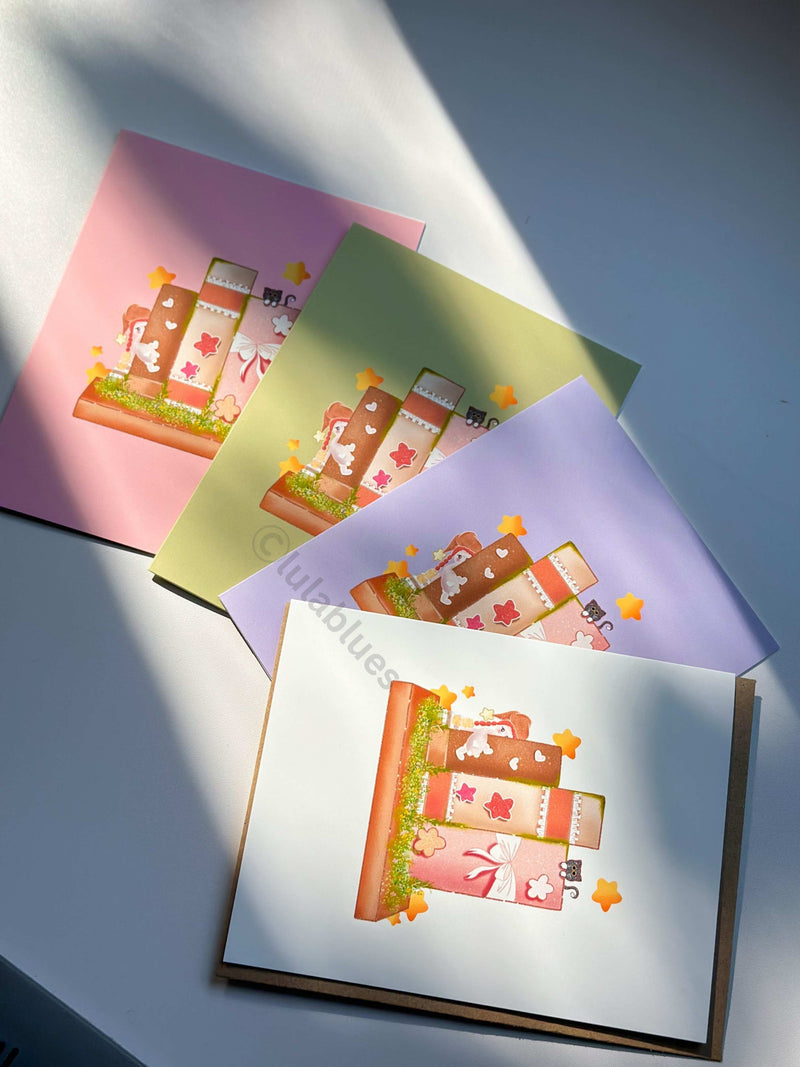 Tauri peek a book greeting card set of 4
