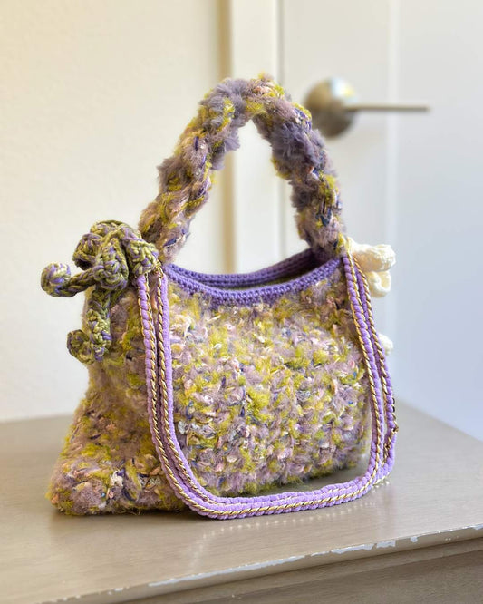 Tauri Top Handle Bag -  Velvet Vine (Ready stock)
