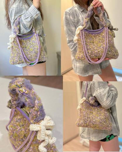 Tauri Top Handle Bag -  Velvet Vine (Ready stock)