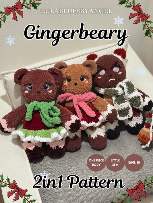 Gingerbeary Crochet Pattern