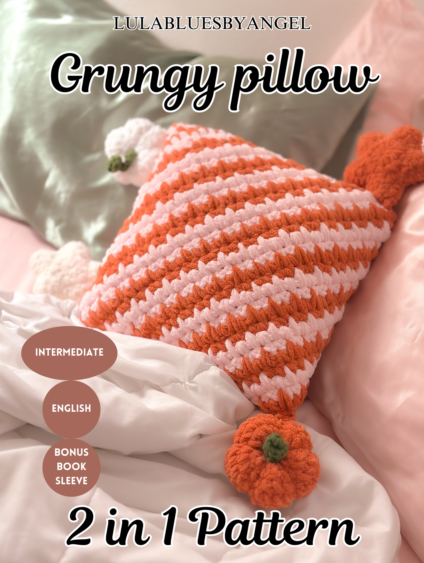 Grungy Pillow 2-in-1 Crochet Pattern