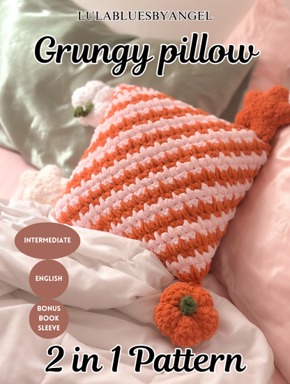 Grungy Pillow 2-in-1 Crochet Pattern