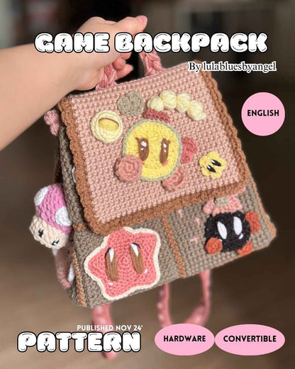 Game Backpack Crochet Pattern