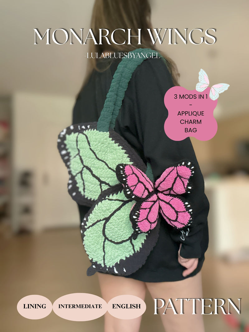 Monarch Wings 3 Mods-in-1 Crochet Pattern