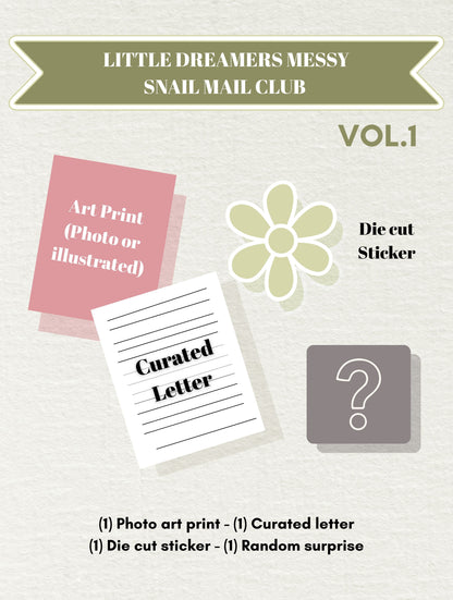 Little Dreamers Messy Mail Club - Vol. 1 (Pre-Order)