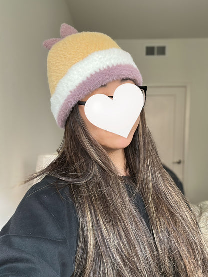 Scallop Beanie Size XS-S