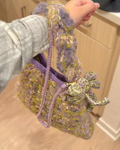 Tauri Top Handle Bag -  Velvet Vine (Ready stock)