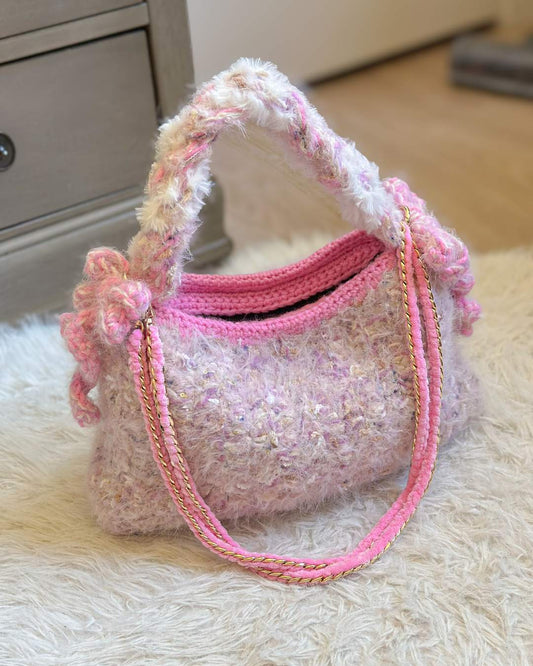 Tauri Top Handle Bag -  Soft Mauve (Ready stock)