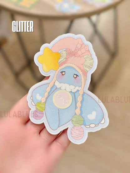 Tauri Easy Peel Vinyl Die Cut Sticker - Blue (New Size)