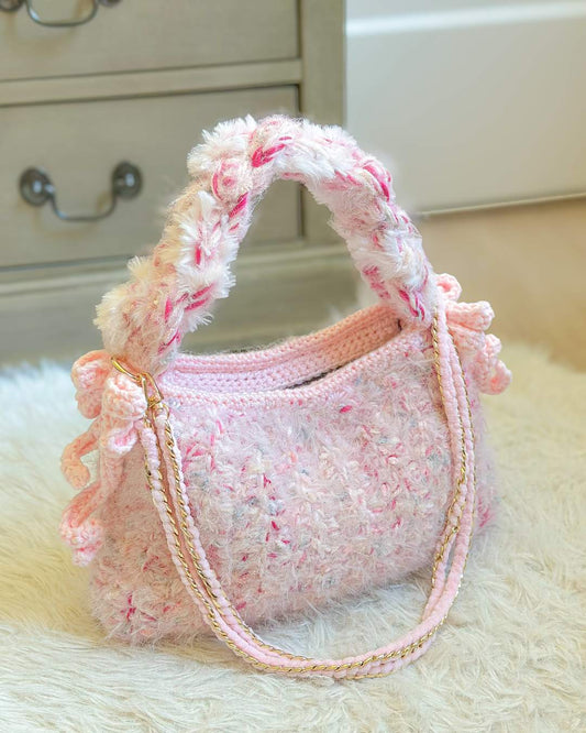 Tauri Top Handle Bag - Coquette pink (Ready stock)