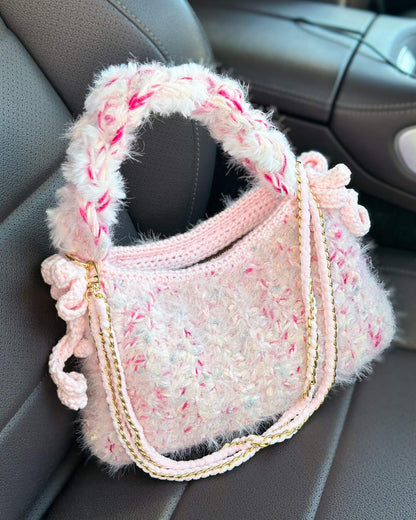 Tauri Top Handle Bag - Coquette pink (Ready stock)