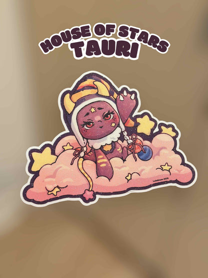 House of Stars Tauri - Cloud Easy Peel Vinyl Die Cut Sticker