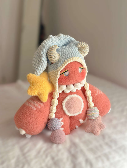 Moonlight Tauri Plushie - Coral Jumbo Ver.2 (Made to Order)