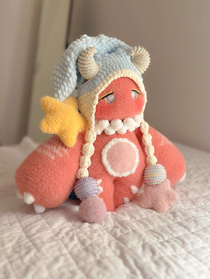 Moonlight Tauri Plushie - Coral Jumbo Ver.2 (Made to Order)