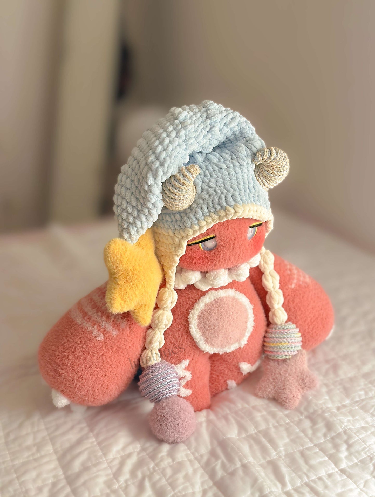 Moonlight Tauri Plushie - Coral Jumbo Ver.2 (Made to Order)