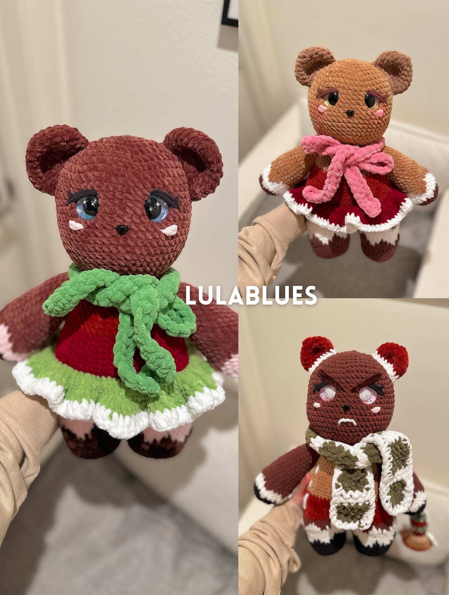 Gingerbeary Crochet Pattern