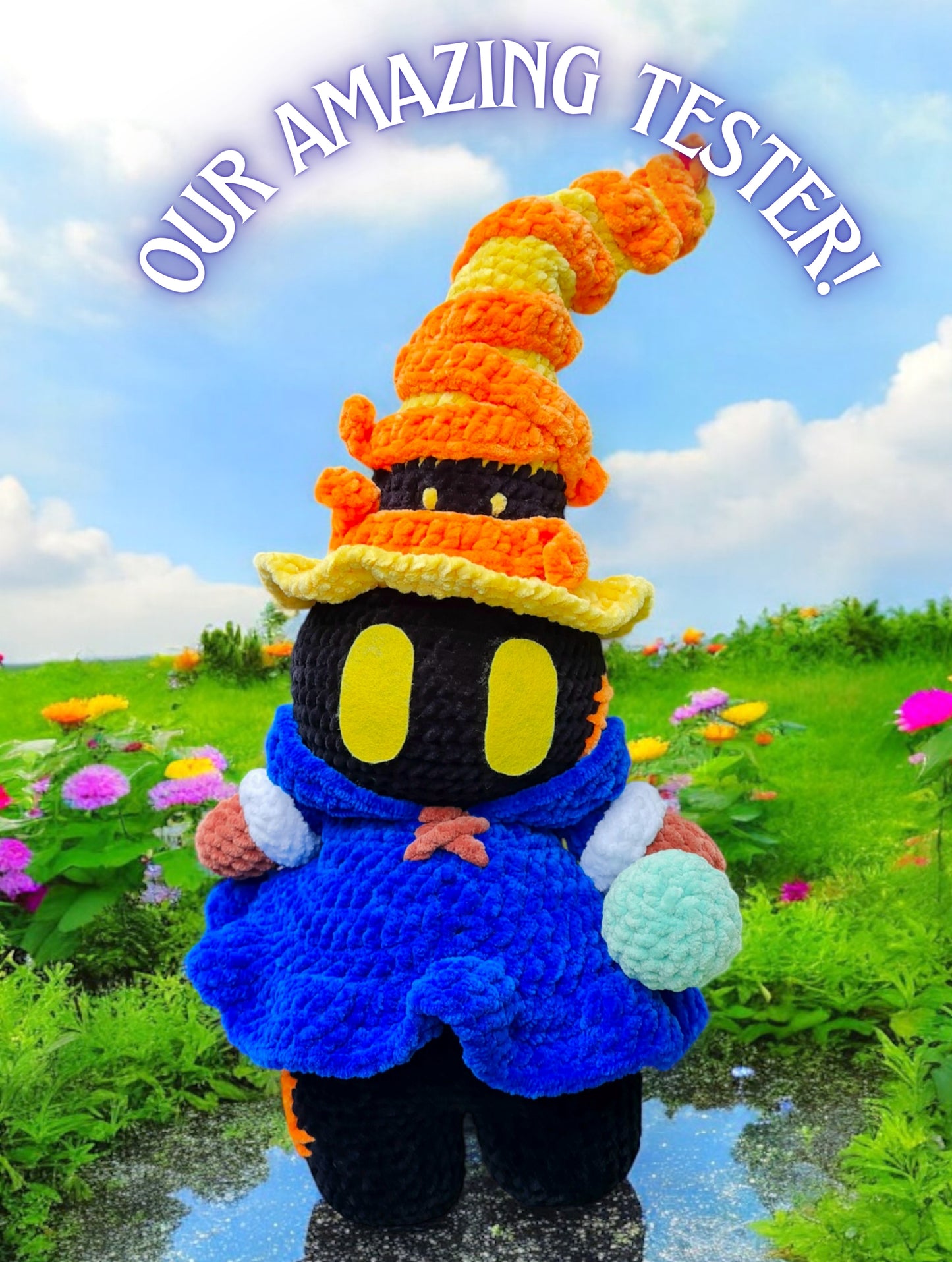 Black mage plushie pattern