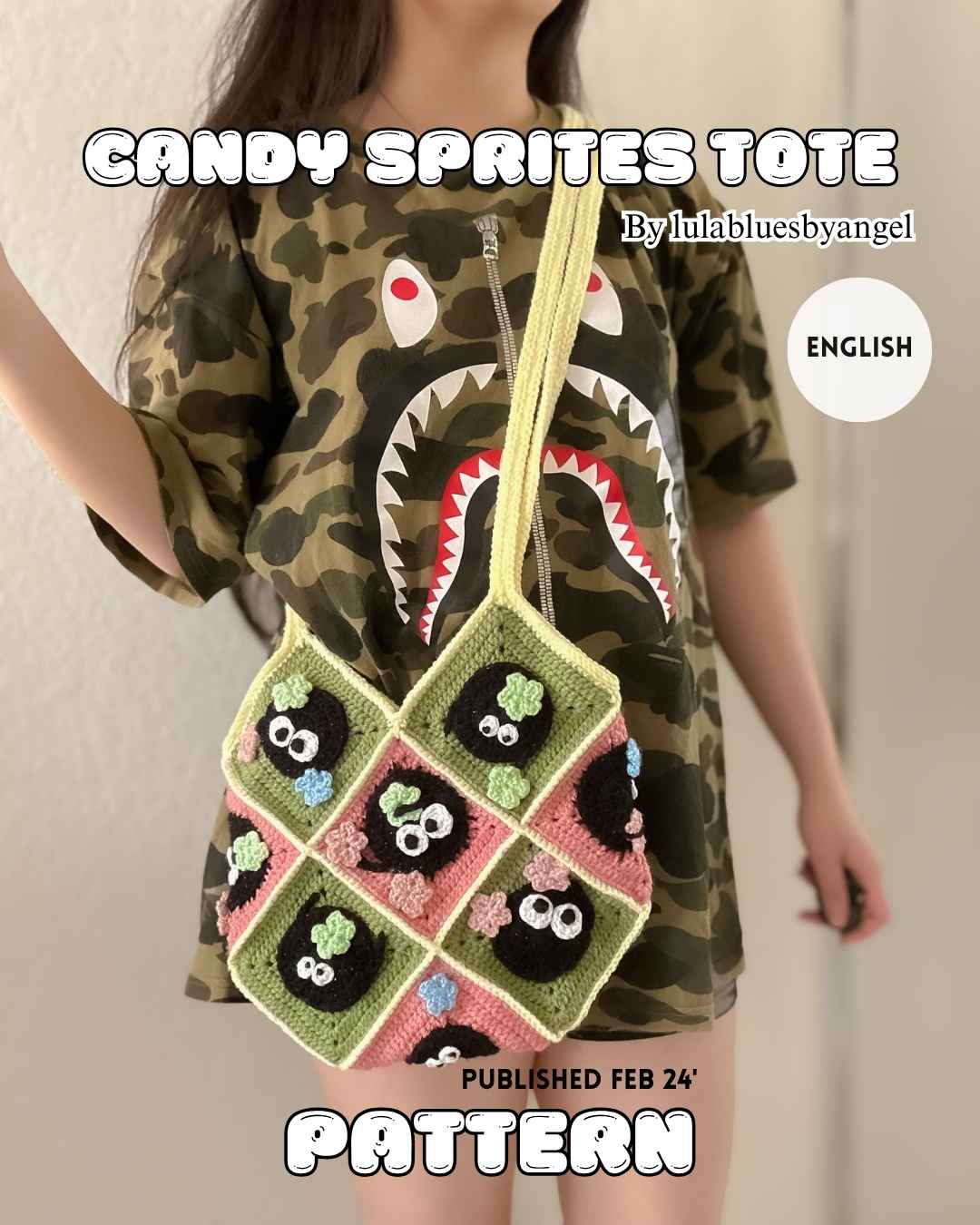 Candy Sprites Tote Crochet Pattern
